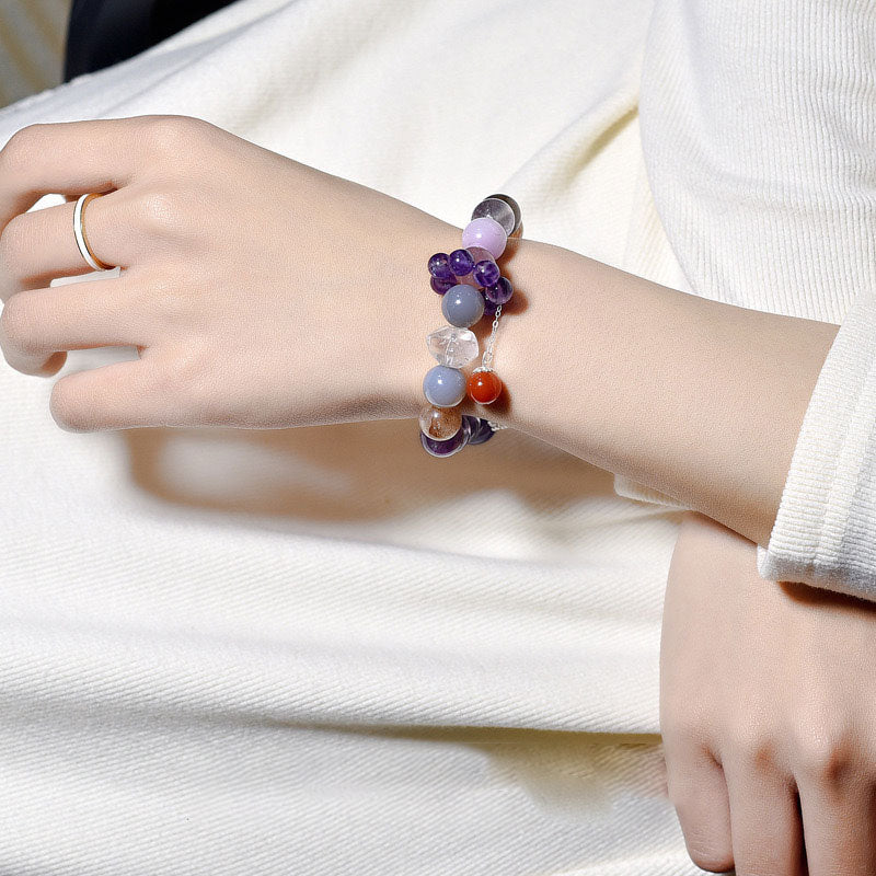 Jiu Zi Li Huo Yun-Amethyst Bracelet