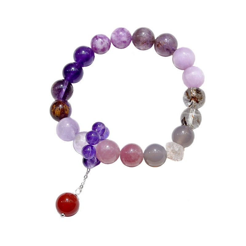 Jiu Zi Li Huo Yun-Amethyst Bracelet